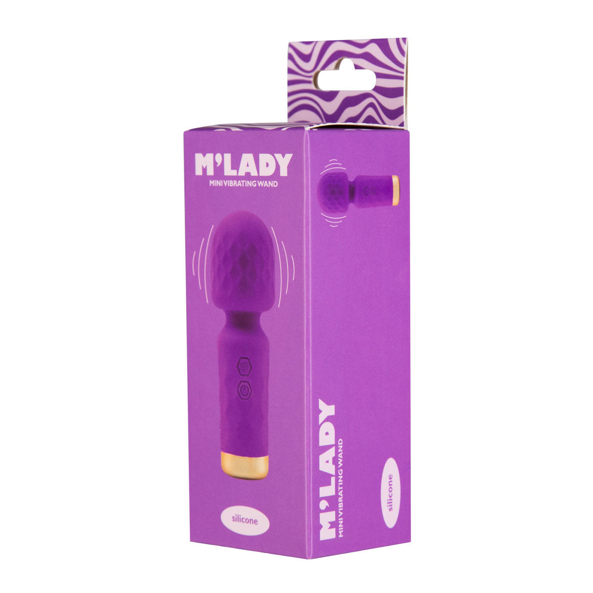 M’Lady – Mini Vibrating Wand – Purple