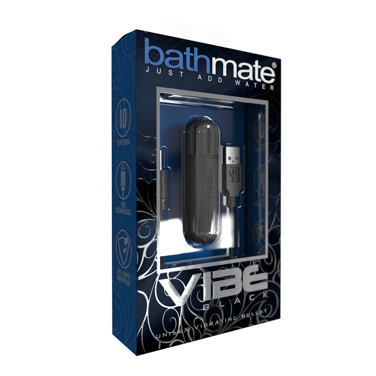 BATHMATE Vibe Black Unisex Vibrating Bullet