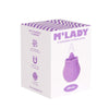 M’Lady - Flickering Tongue & Vibrating Clitoral Stimulator – Purple