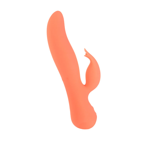The Blossom Swan Dual Action Vibrator - Coral - BMS Enterprises The Blossom Swan Dual Action Vibrator - Coral - BMS Enterprises