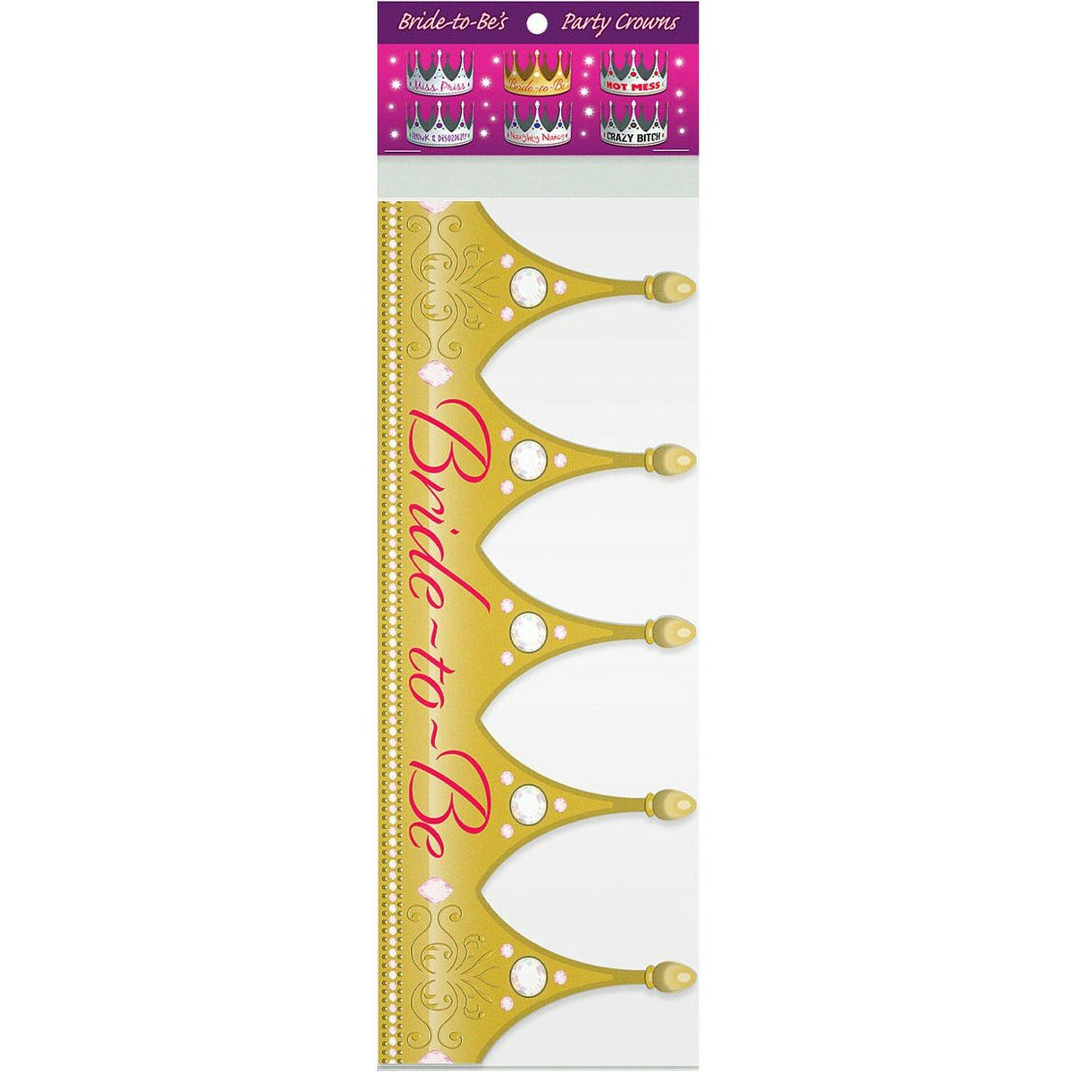 Kheper Games Bride to Be&#39;s Party Crowns - 6 Pack