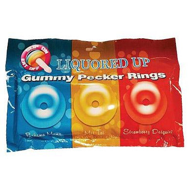 HottProducts Liquored Up Gummy Pecker Rings