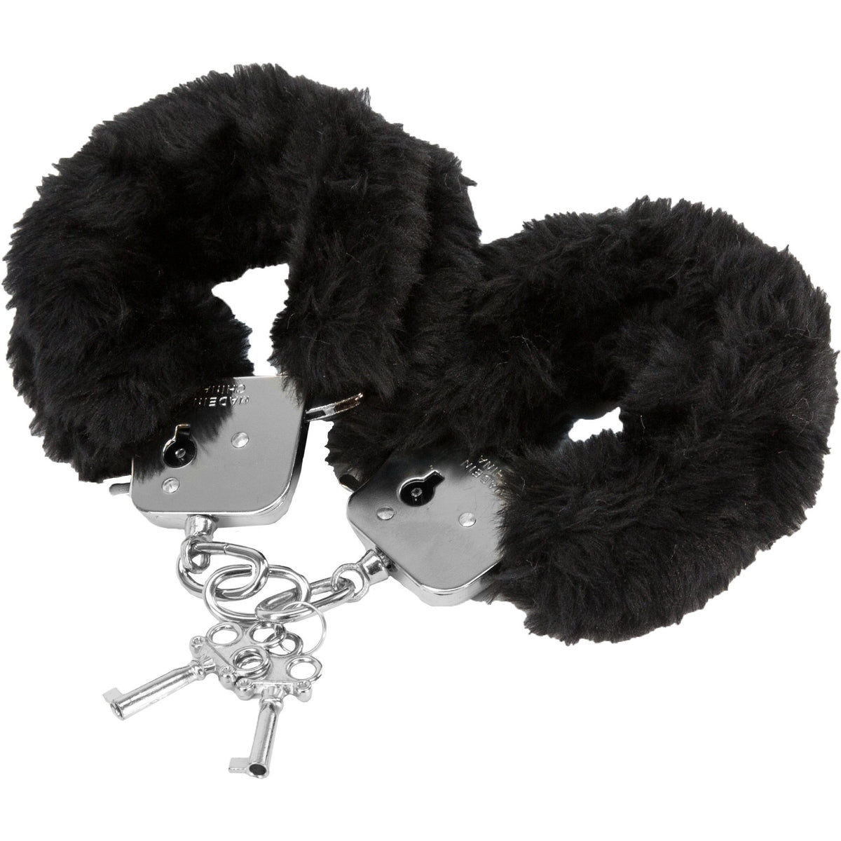 Tender Cuffs Furry Handcuffs - Black