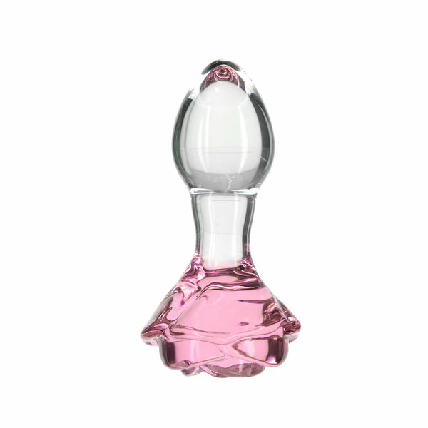 Pillow Talk - Rosy- Luxurious Glass Anal Plug - BMS Enterprises