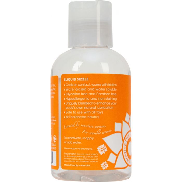 Sliquid® Sizzle – Natural Stimulating Lubricant – 4.2 oz / 125 ml
