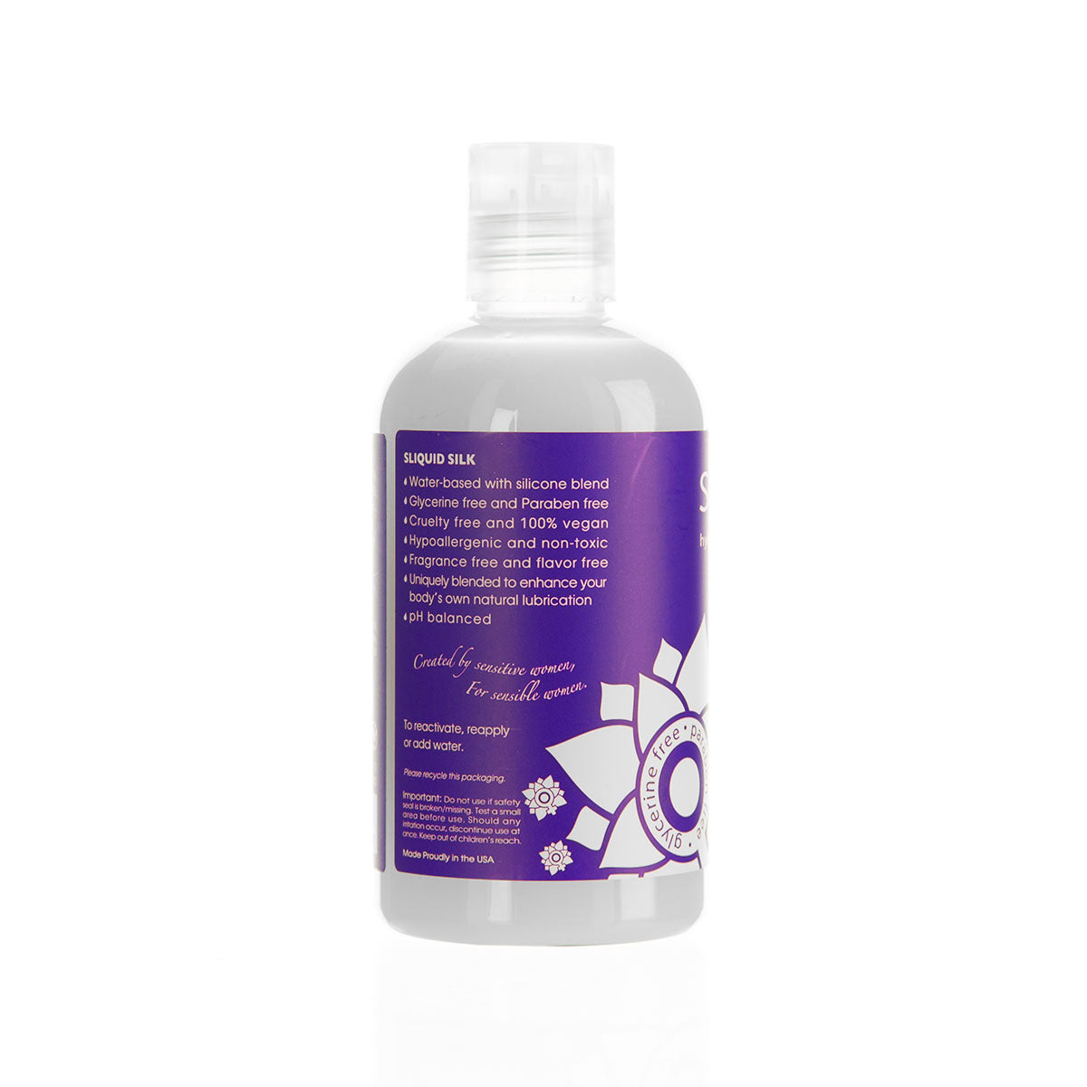 Sliquid® Silk – Hybrid Intimate Lubricant – 8.5 oz / 255 ml