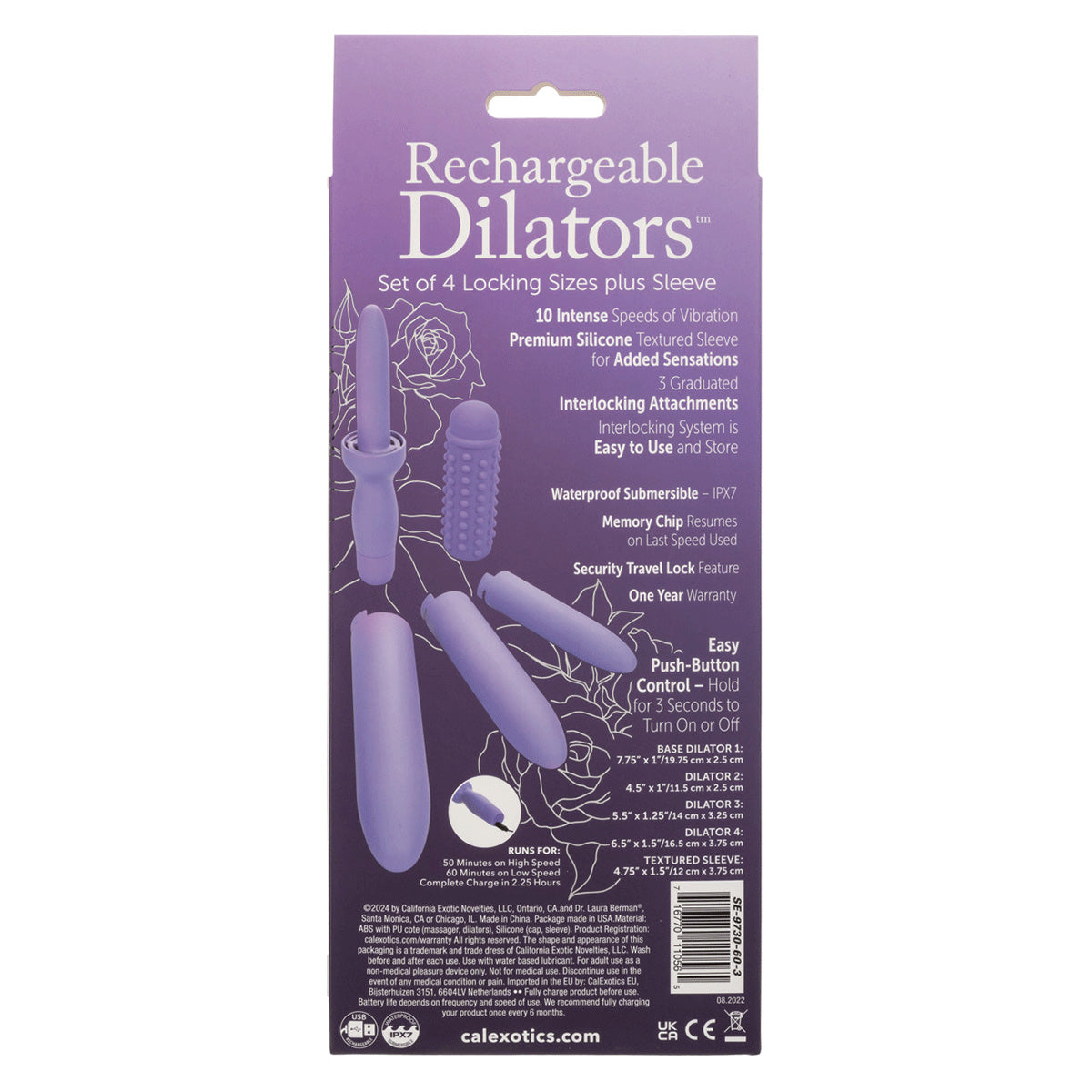 CaleXOtics – Dr Laura Berman Rechargeable Dilators Set Silicone