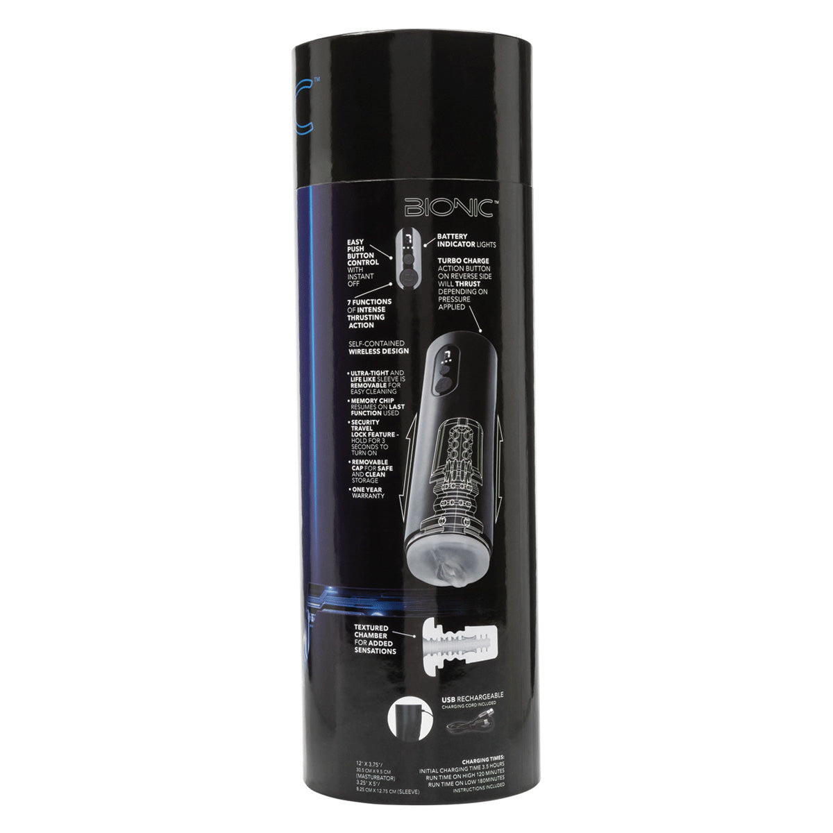 CaleXOtics Bionic Vibro-Stroker with Oscillation &amp; Suction