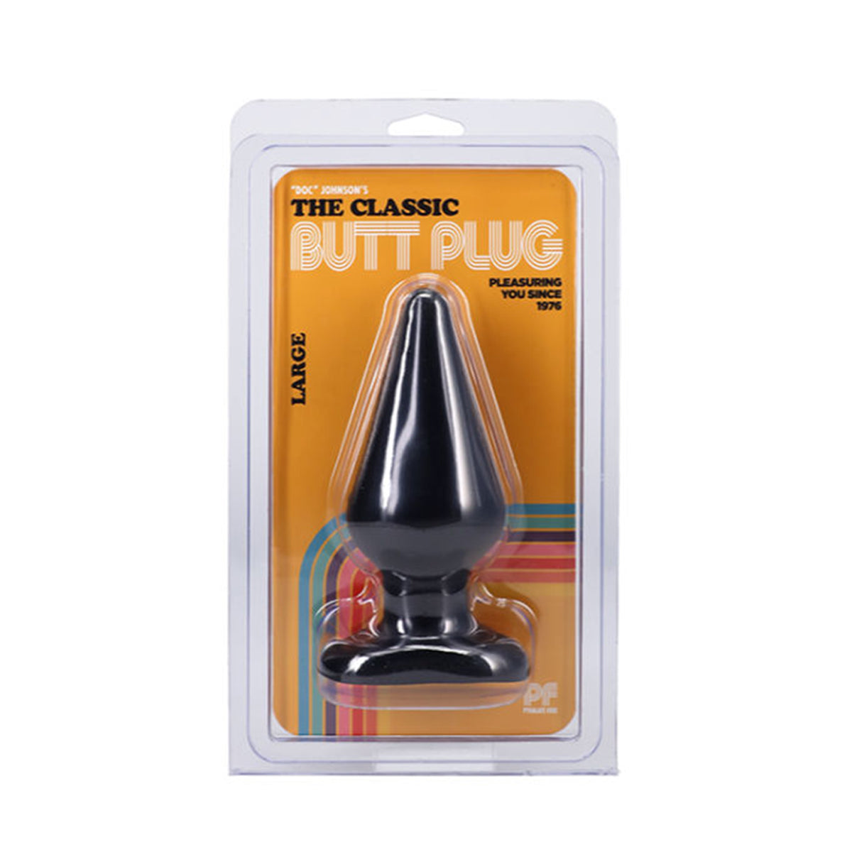 Doc Johnson Classic Butt Plug Smooth Large Black | BMS Enterprises Doc Johnson Classic Butt Plug Smooth Large Black | BMS Enterprises