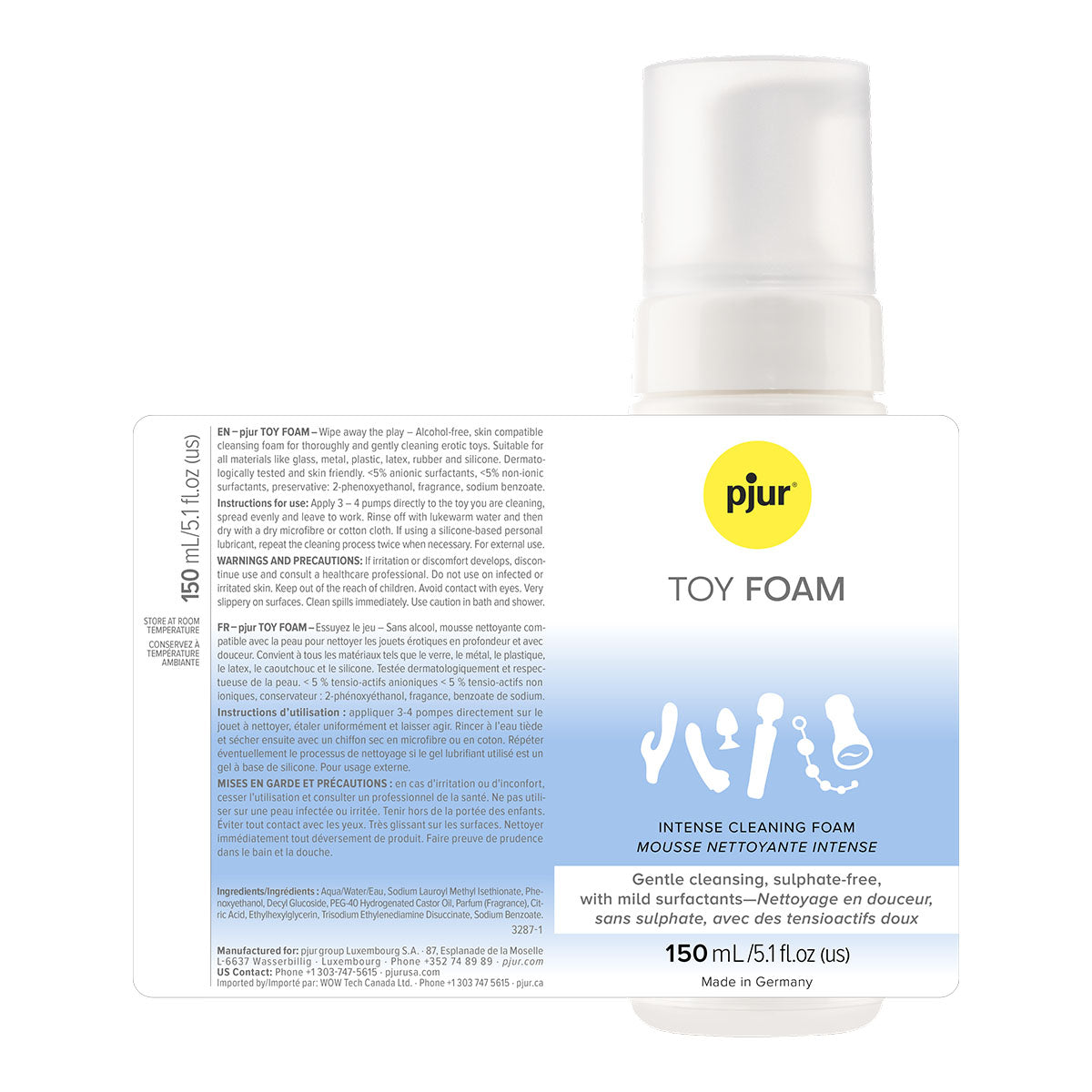 Pjur® Toy Foam - Intense Cleaning 150ML - Tester
