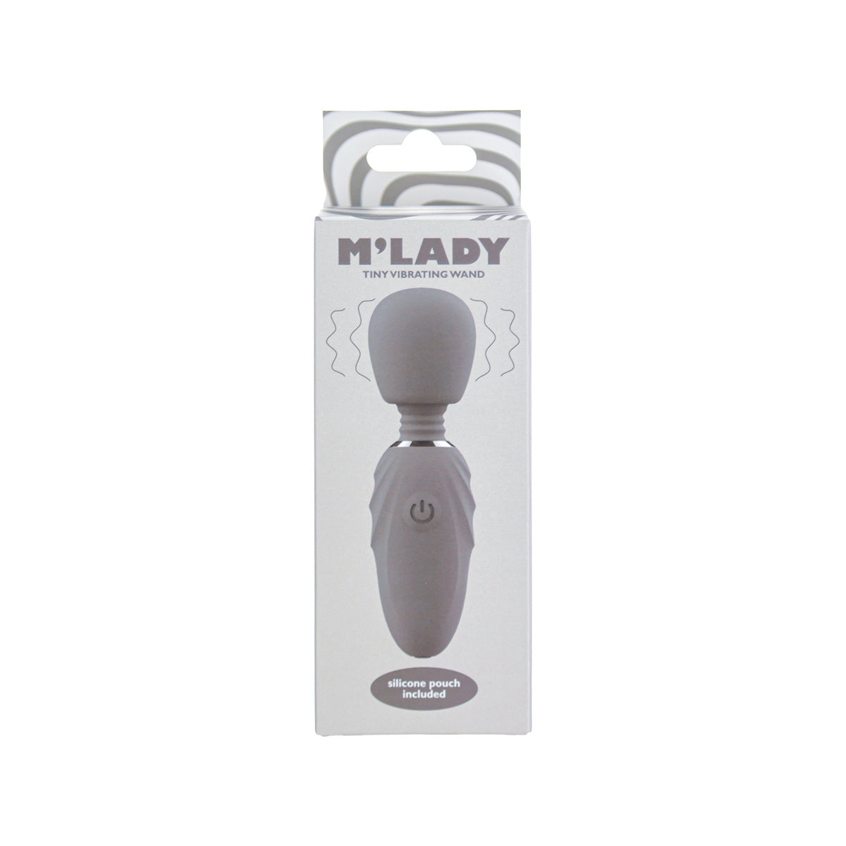 M’Lady Tiny Vibrating Wand - Grey