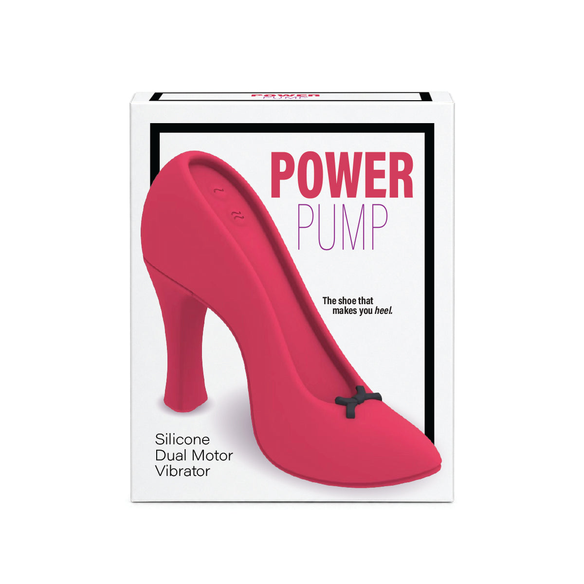 BMS Factory – Power Pump – Silicone Dual Motor Vibrator – Red