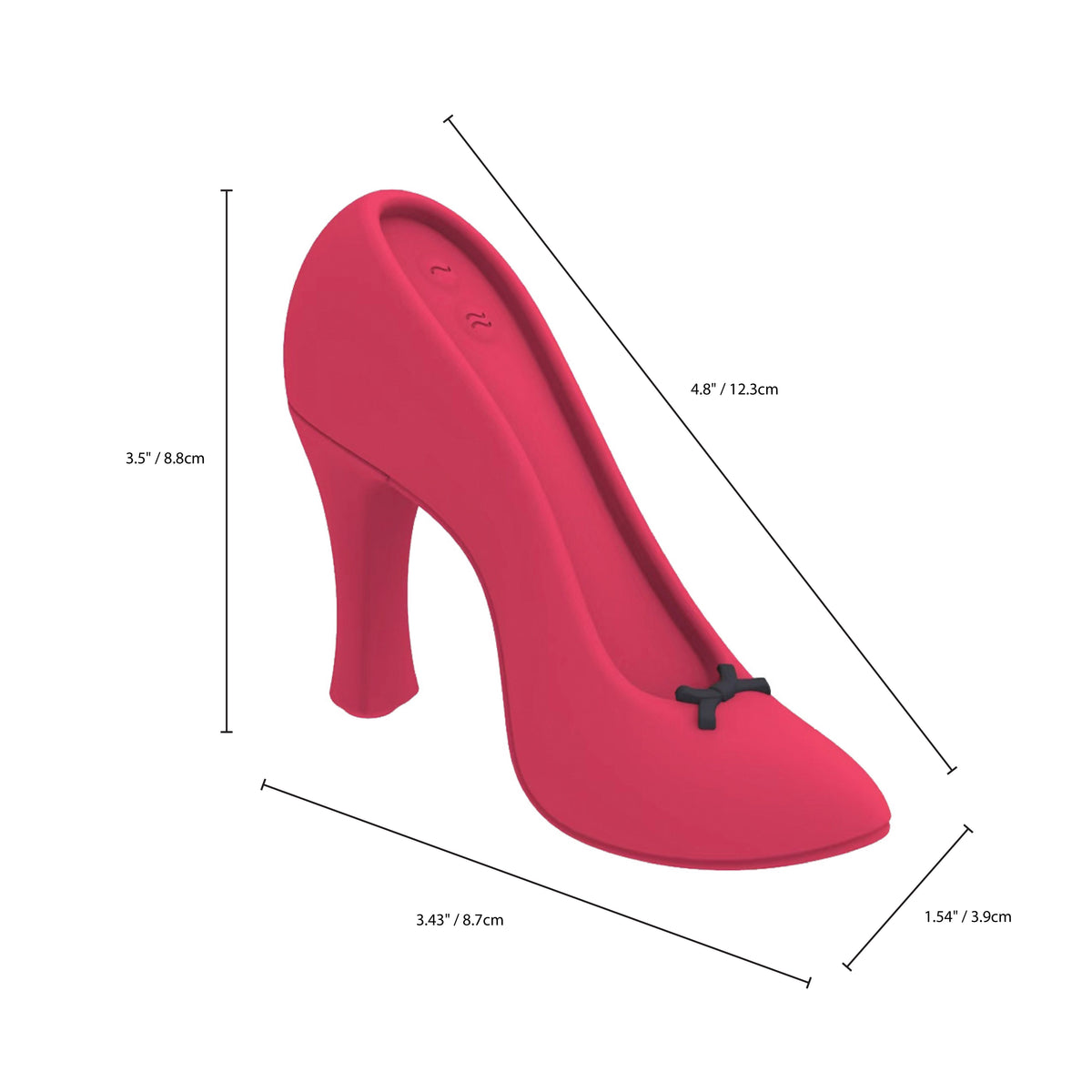 BMS Factory – Power Pump – Silicone Dual Motor Vibrator – Red
