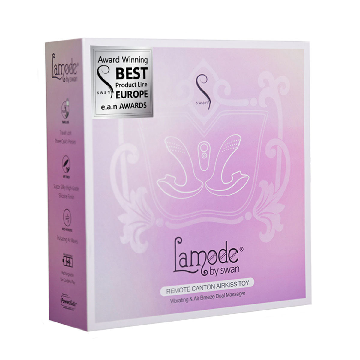 Lamode by Swan Vibrating &amp; Airkiss Toy – Magenta