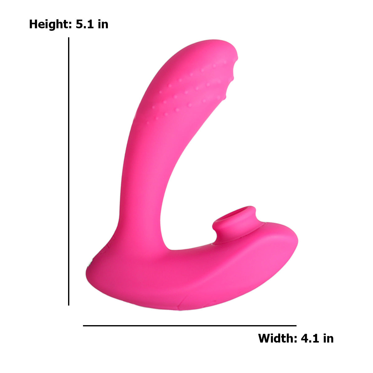 Lamode by Swan Vibrating &amp; Airkiss Toy – Magenta