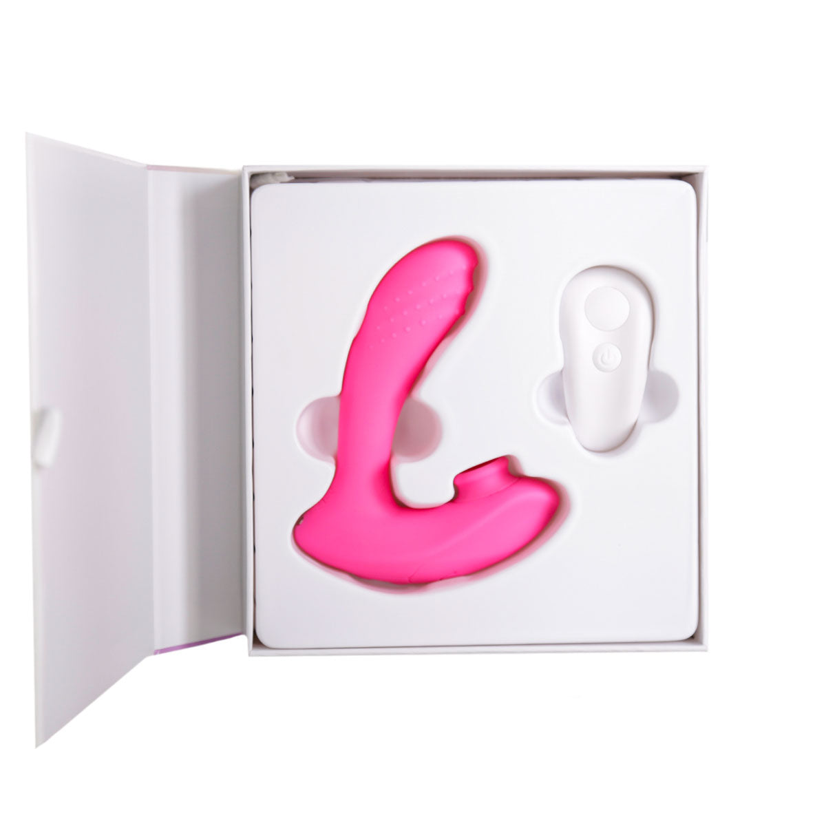 Lamode by Swan Vibrating &amp; Airkiss Toy – Magenta