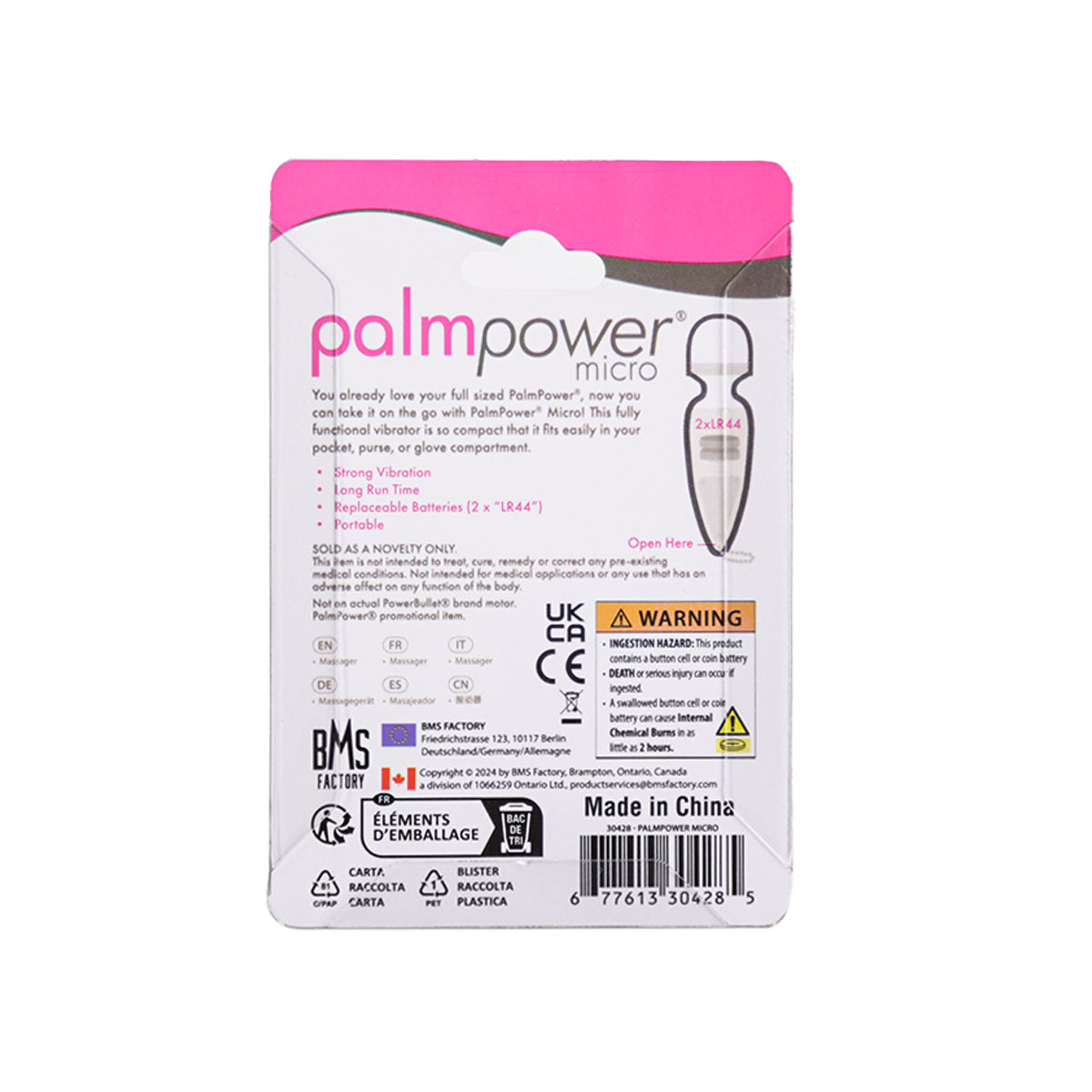 PalmPower PalmPower Micro - Massager &amp; Key Chain