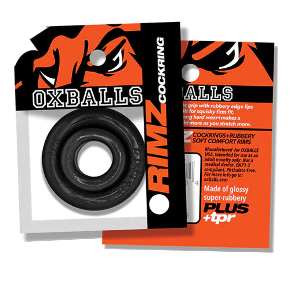 Oxballs Rimz Cockring – Black
