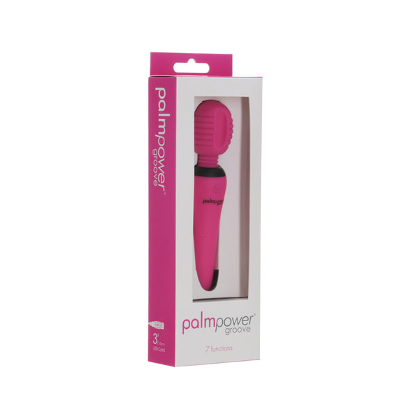 PalmPower® Groove Mini Wand Massager - Pink