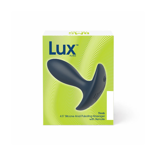 LUX active® Throb – Anal Pulsating Massager – Remote Included