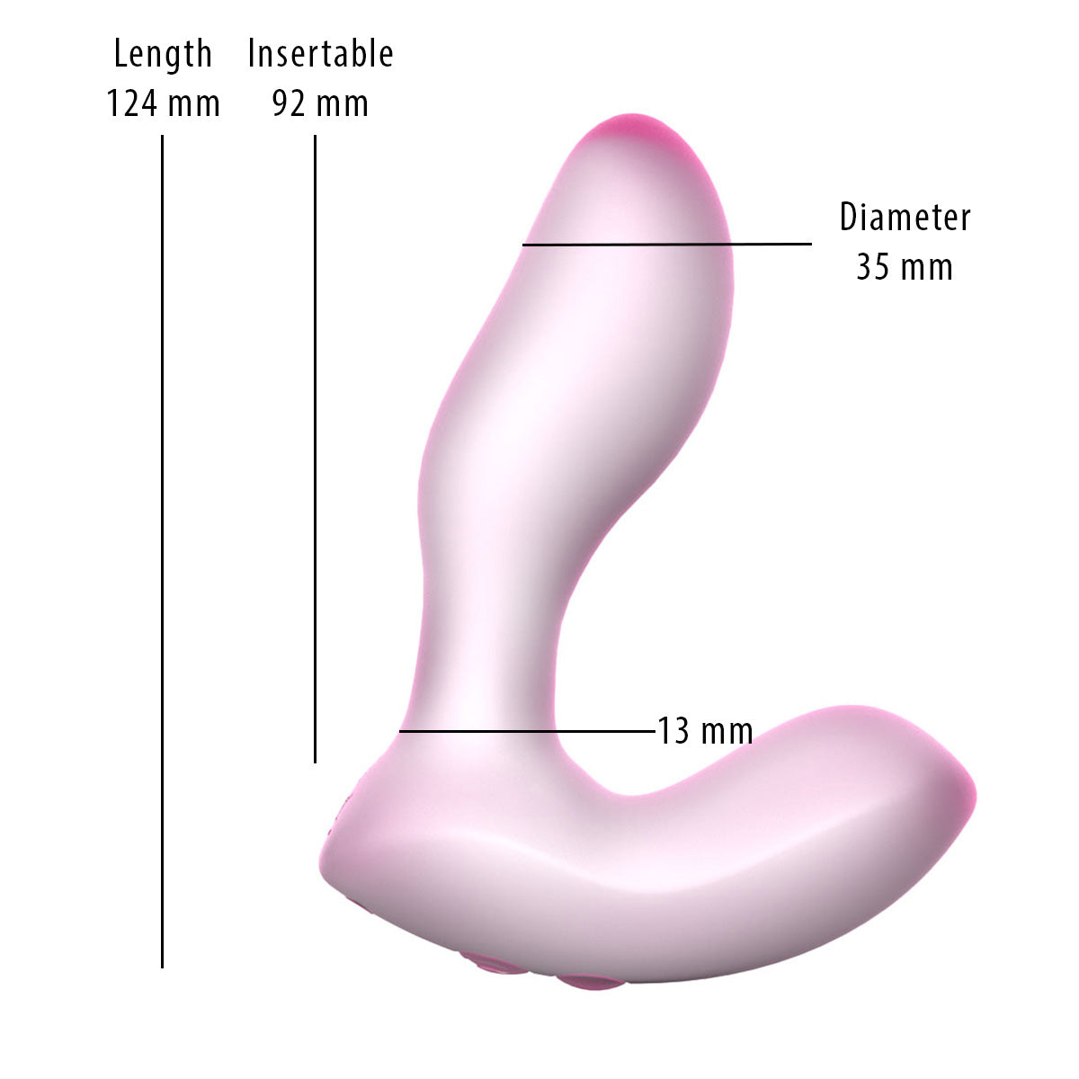 Softies 5” Silicone Vibrator – Pink