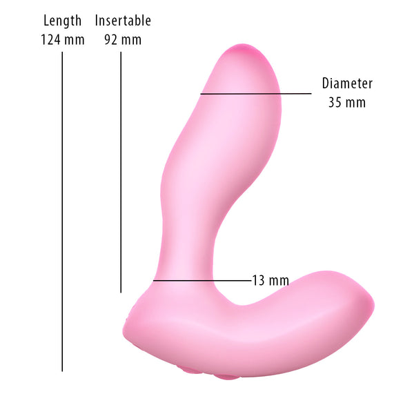 Softies 5” Silicone Vibrator – Pink