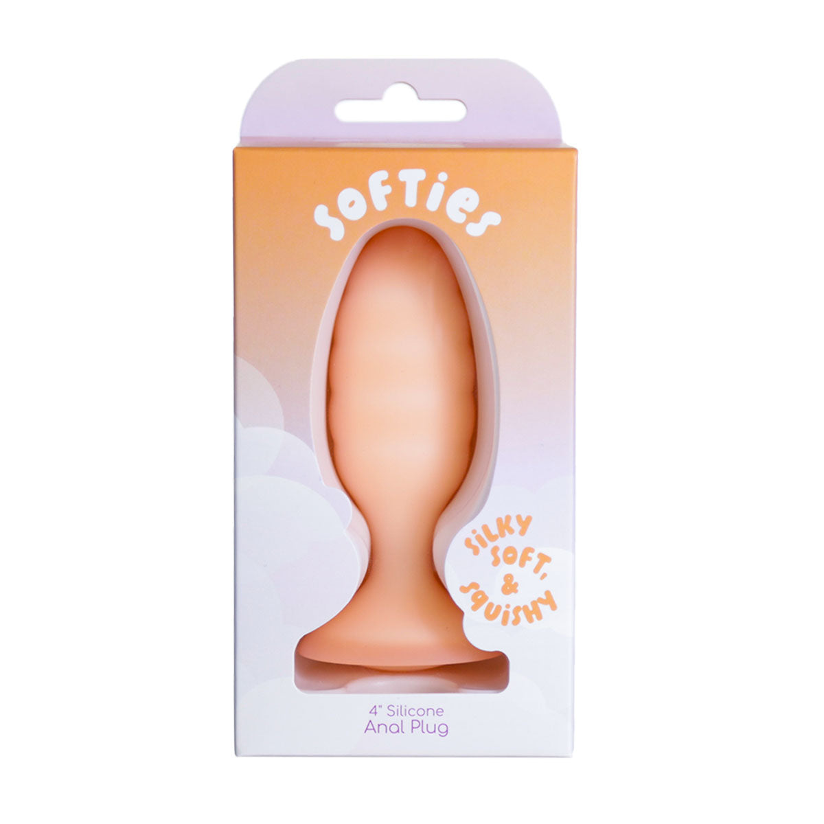 Softies 4 Anal Silicone Plug Orange - BMS Enterprises Softies 4 Anal Silicone Plug Orange - BMS Enterprises