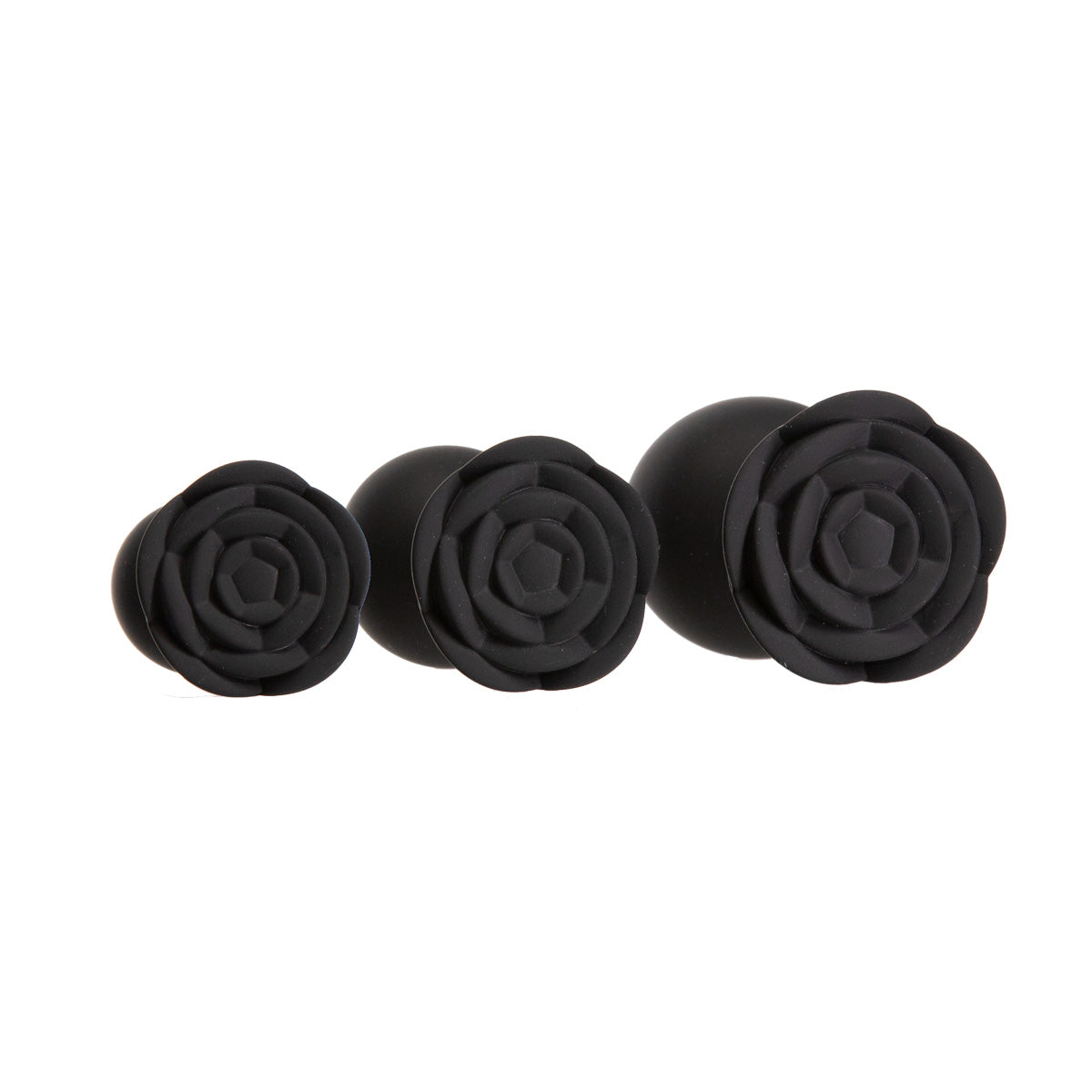 BMS – Roses Til’ Dawn – Silicone Anal Plug Kit – Starter Kit - Black