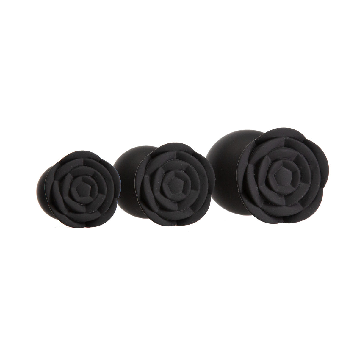 BMS Roses Til' Dawn Silicone Anal Plug Kit Starter Kit - Black - BMS Enterprises BMS Roses Til' Dawn Silicone Anal Plug Kit Starter Kit - Black - BMS Enterprises