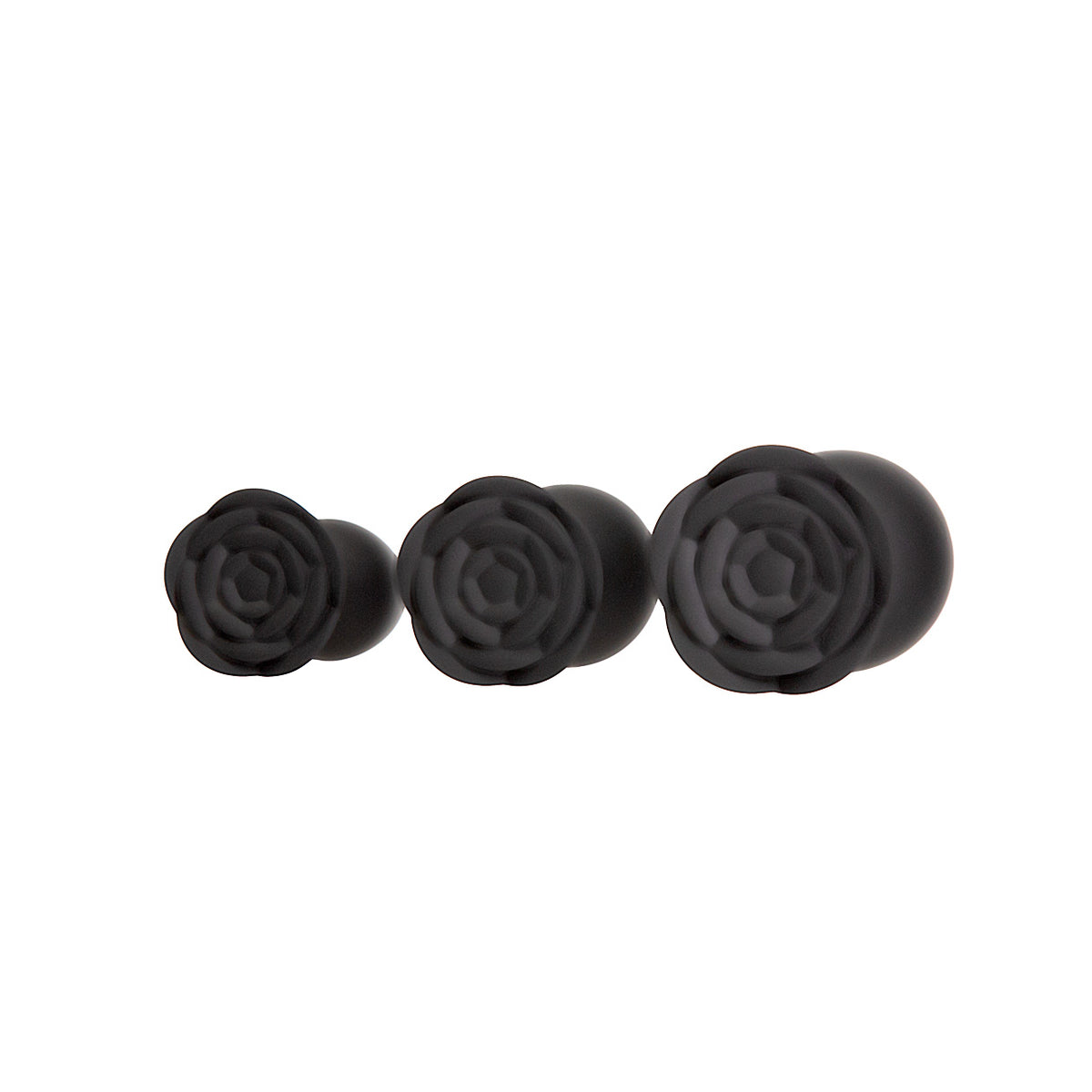 BMS – Roses Til’ Dawn – Silicone Anal Plug Kit – Starter Kit - Black