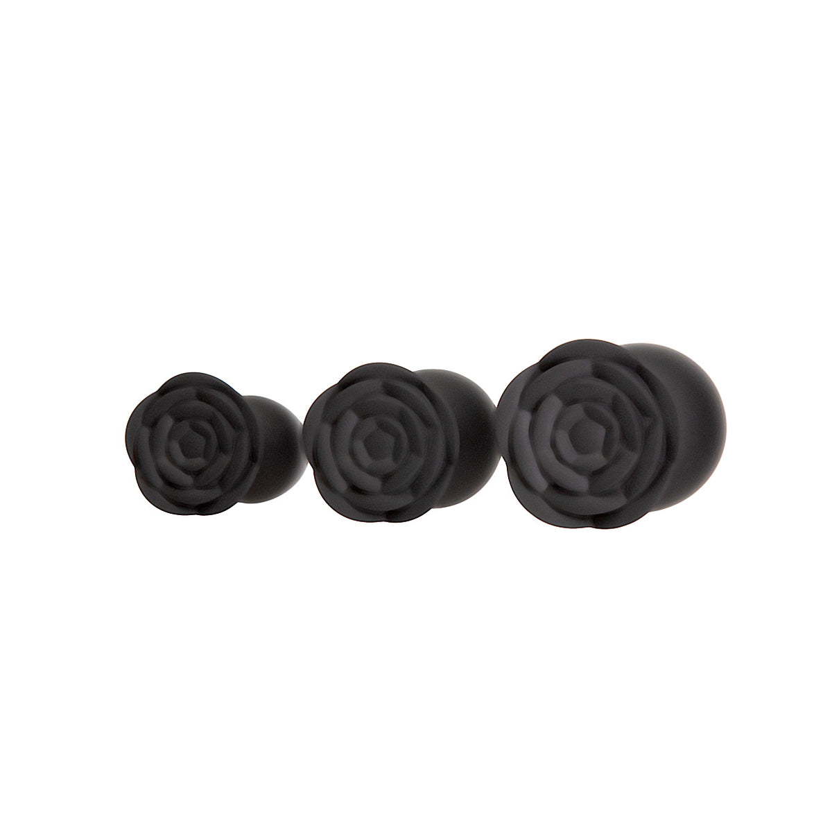 BMS Roses Til' Dawn Silicone Anal Plug Kit Starter Kit - Black - BMS Enterprises BMS Roses Til' Dawn Silicone Anal Plug Kit Starter Kit - Black - BMS Enterprises