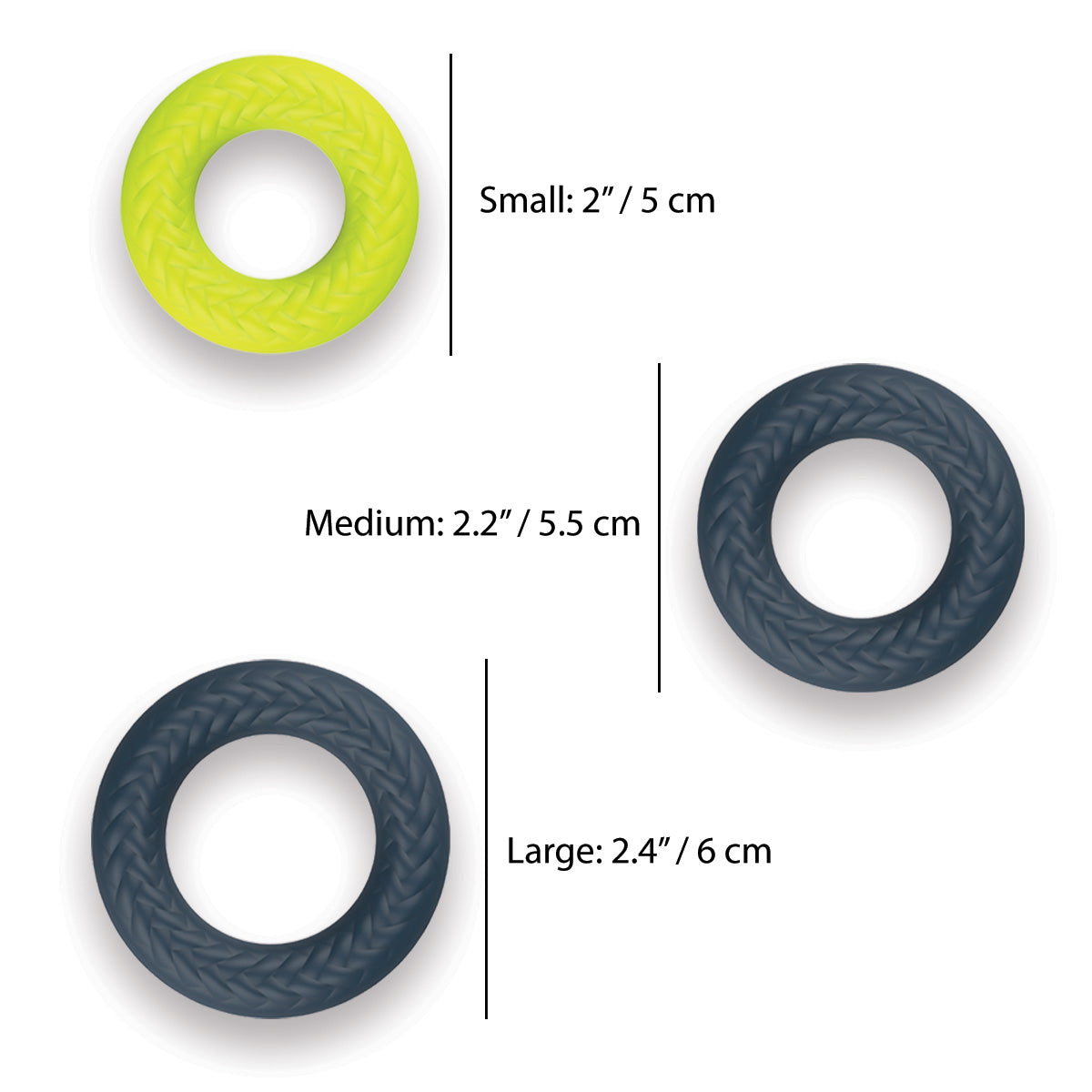 LUX Active – Vice – 3 Silicone Stamina Rings