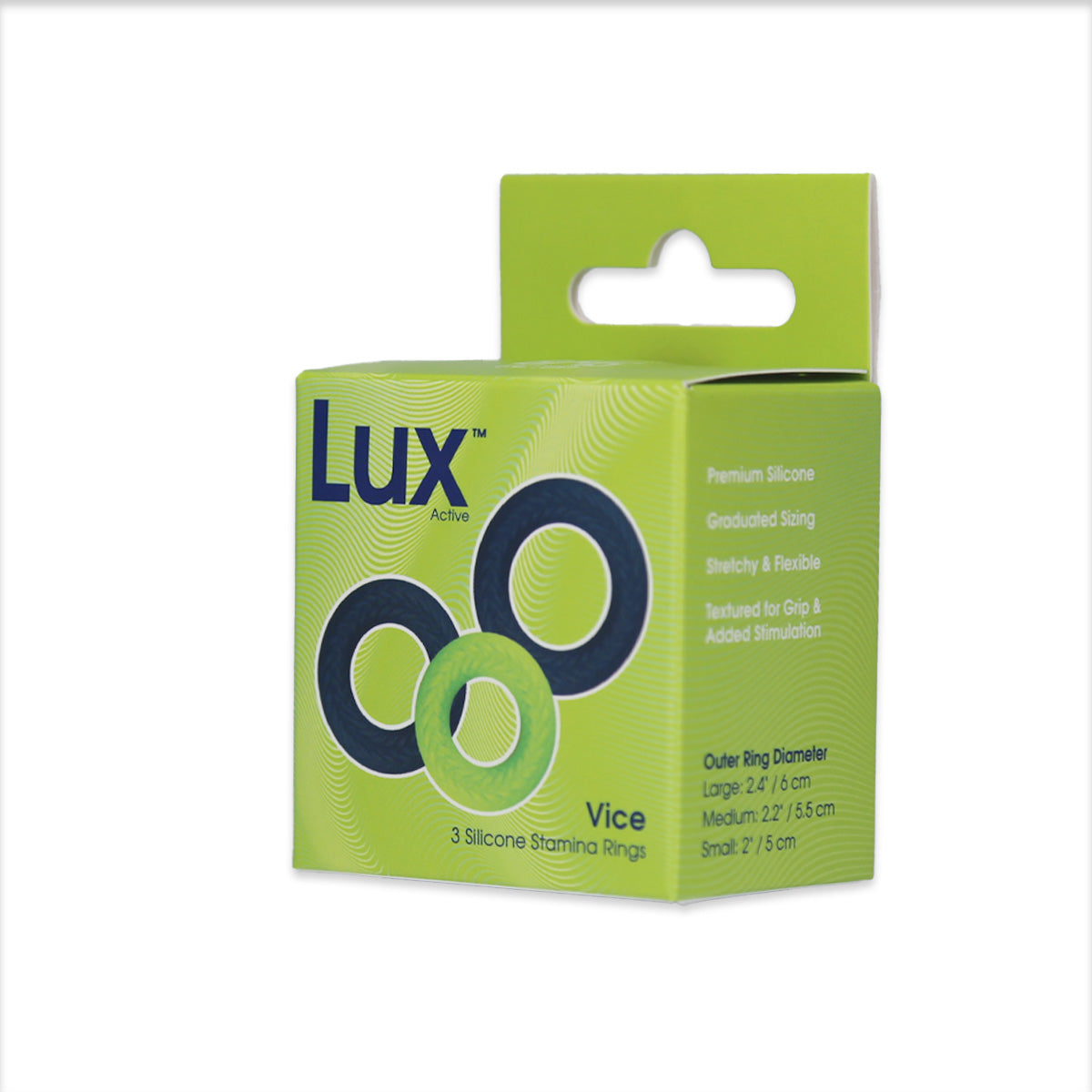 LUX Active – Vice – 3 Silicone Stamina Rings