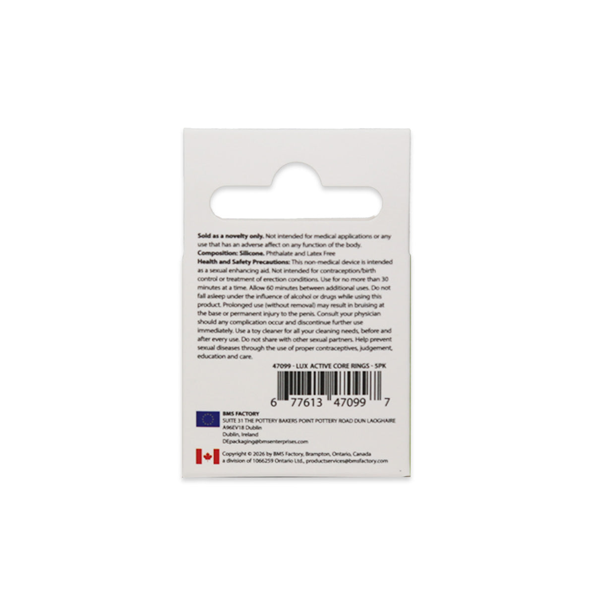 LUX Active – Core – 5 Silicone Stamina Rings