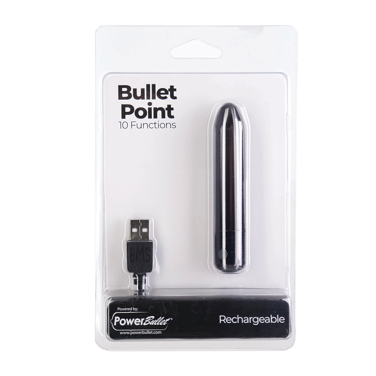 Power Bullet PowerBullet BMS - Bullet Point – Bullet Vibrator – USB Rechargeable ...
