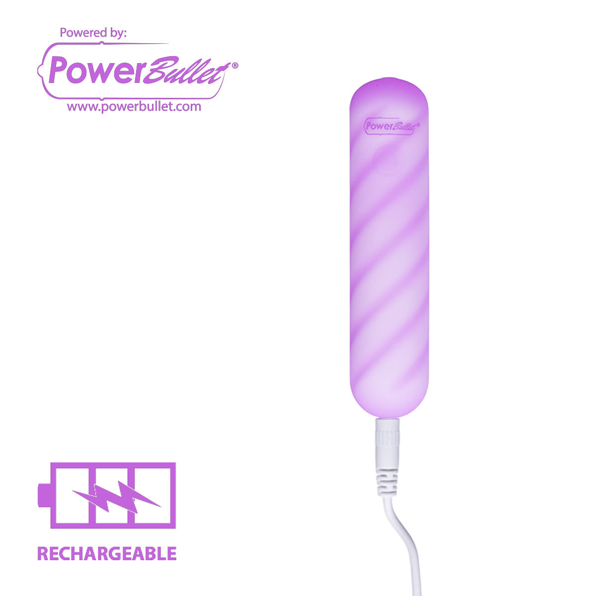 Softies 4” Dual Silicone Body Vibe – Purple