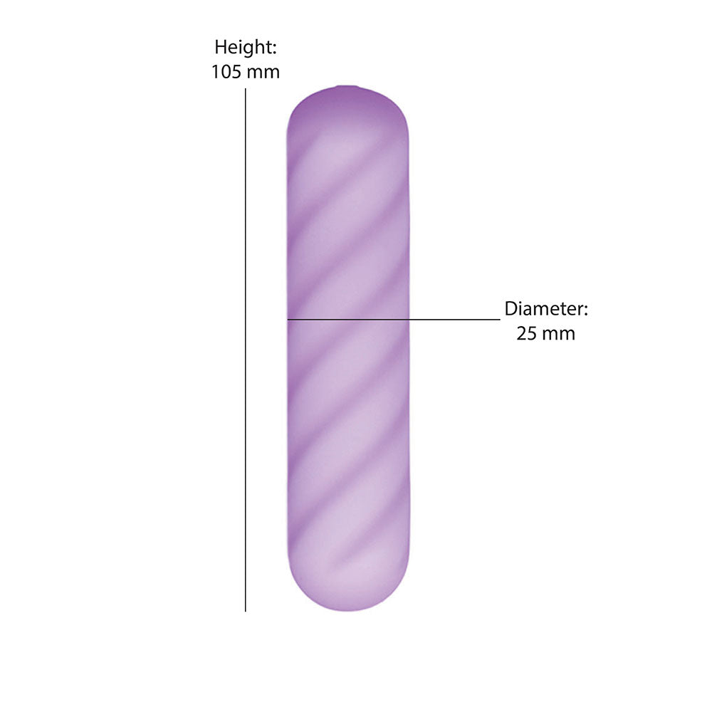 Softies 4” Dual Silicone Body Vibe – Purple