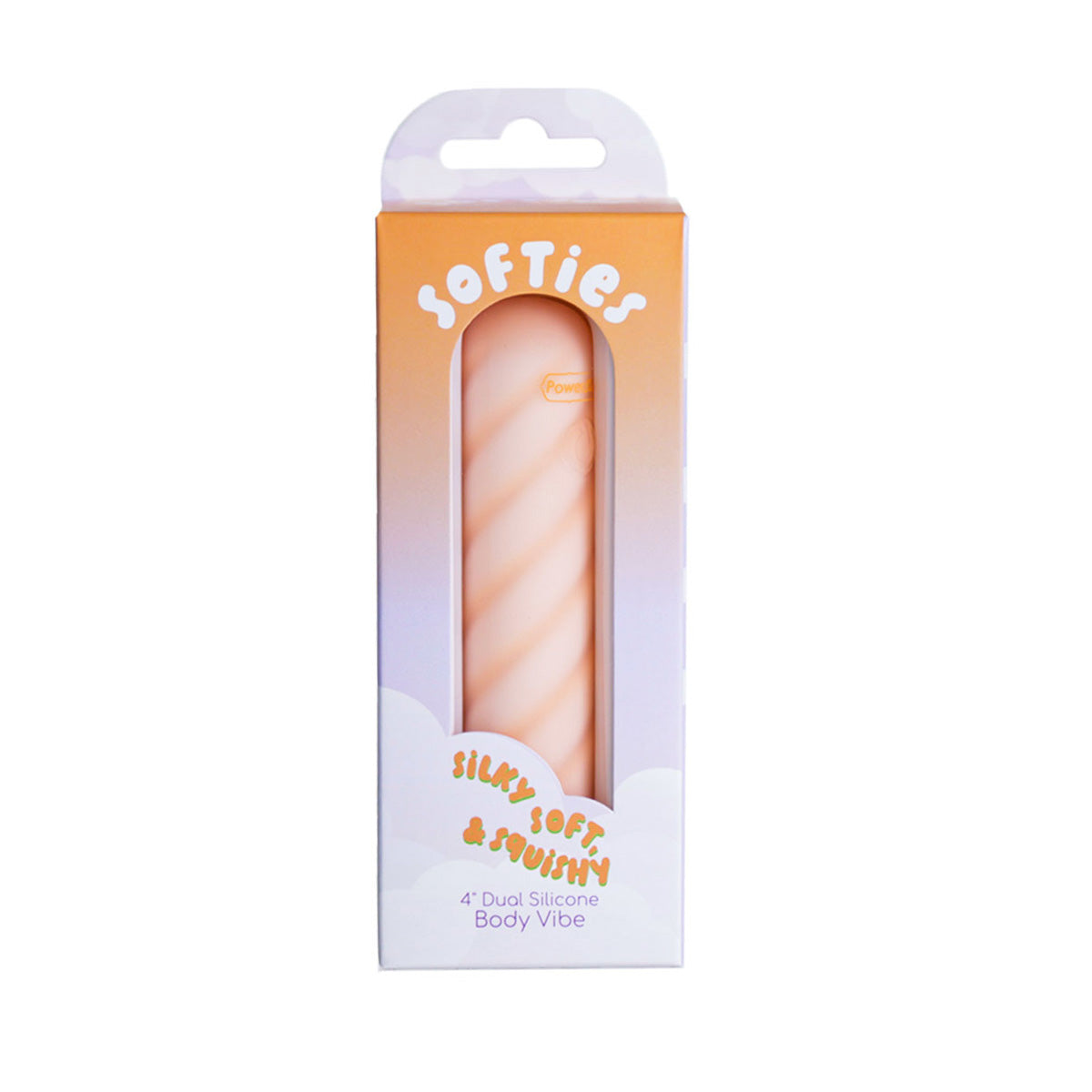 Softies 4” Dual Silicone Body Vibe – Orange