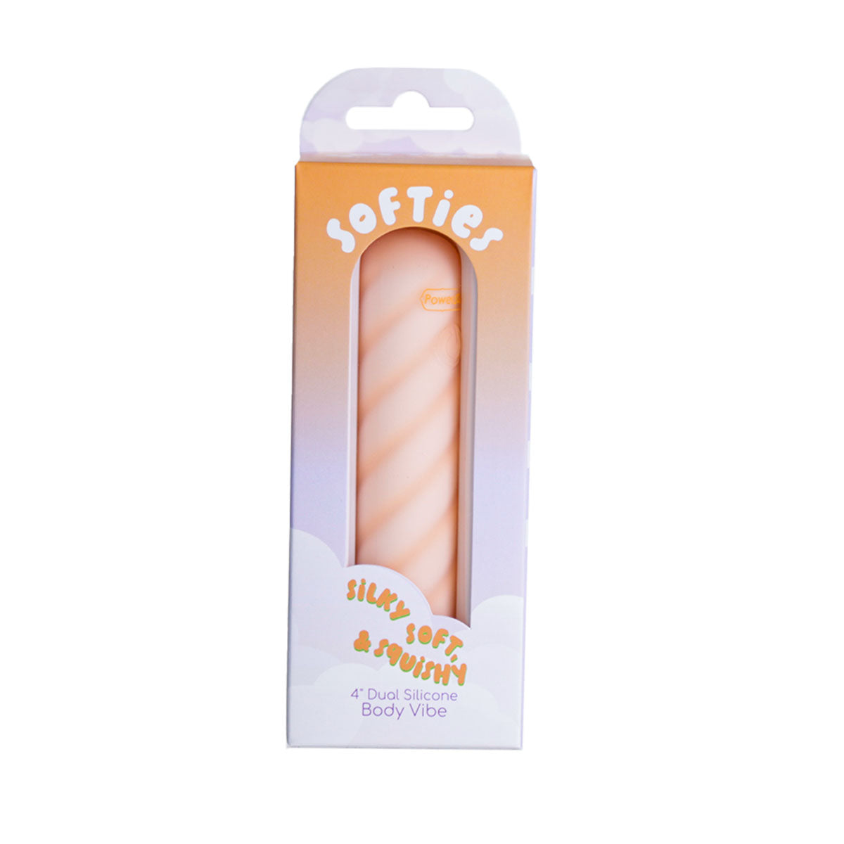 Softies 4” Dual Silicone Body Vibe – Orange