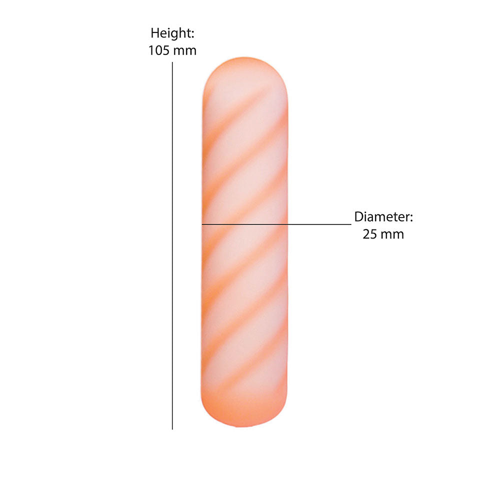 Softies 4” Dual Silicone Body Vibe – Orange