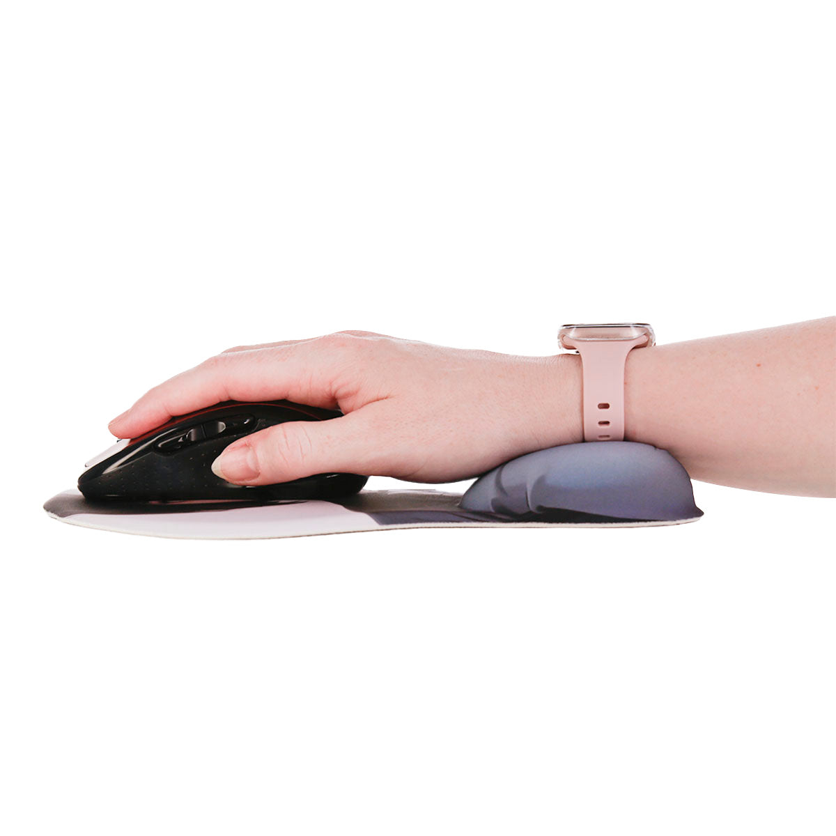 Anime Mouse Pad – Half Brunette Half Grey Haired Shirt and Tie