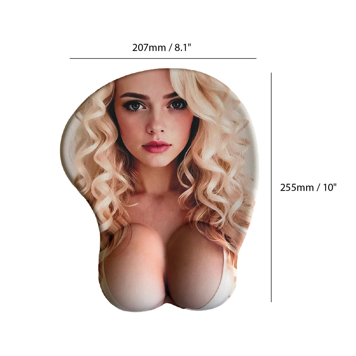 Anime Mouse Pad – Blonde with White Bra