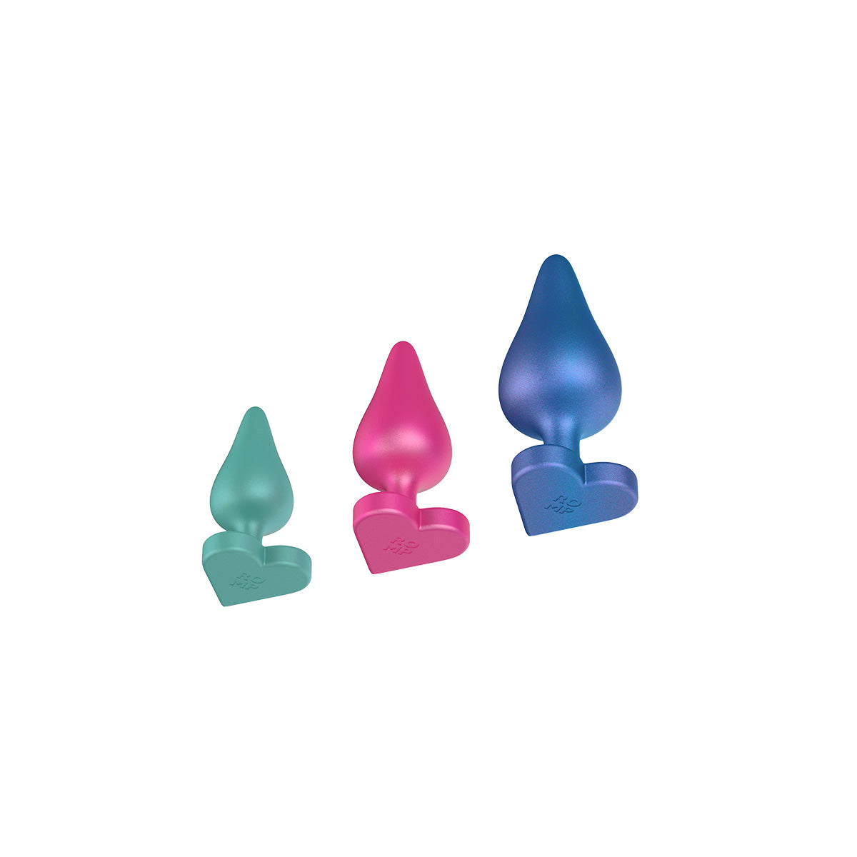 ROMP Luster 3PC Butt Plug Set