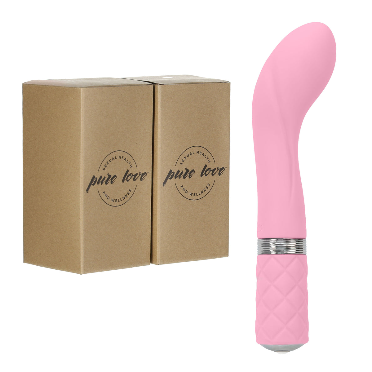 Pure Love®- G-Spot Vibrator With Swarovski® Crystal – Pink