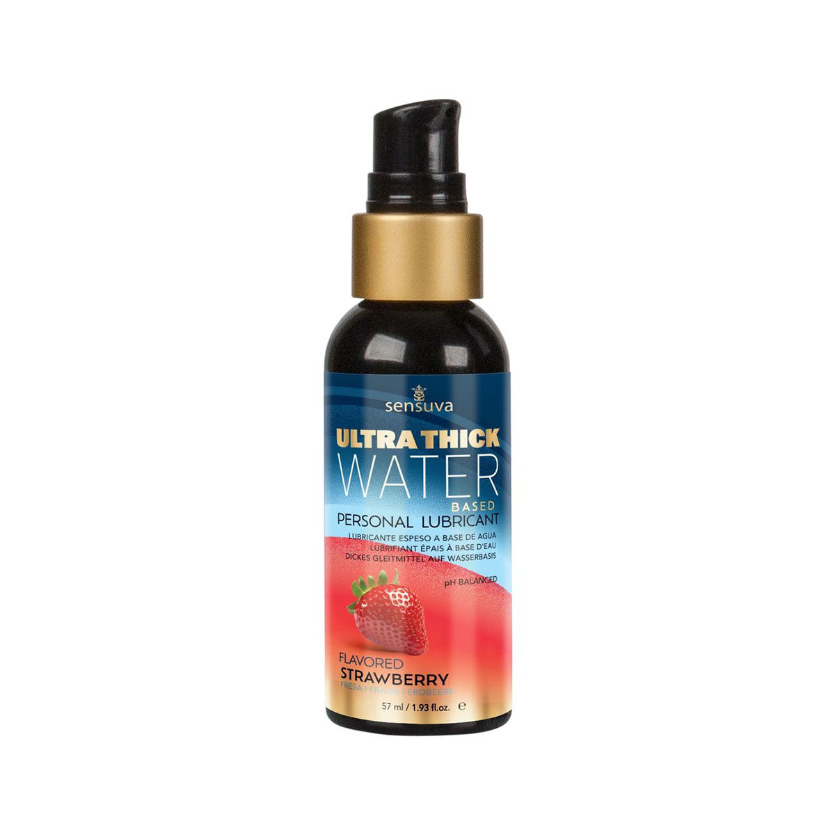 Sensuva Ultra-Thick Water-Based – Personal Moisturizer - Strawberry - 1.9 oz