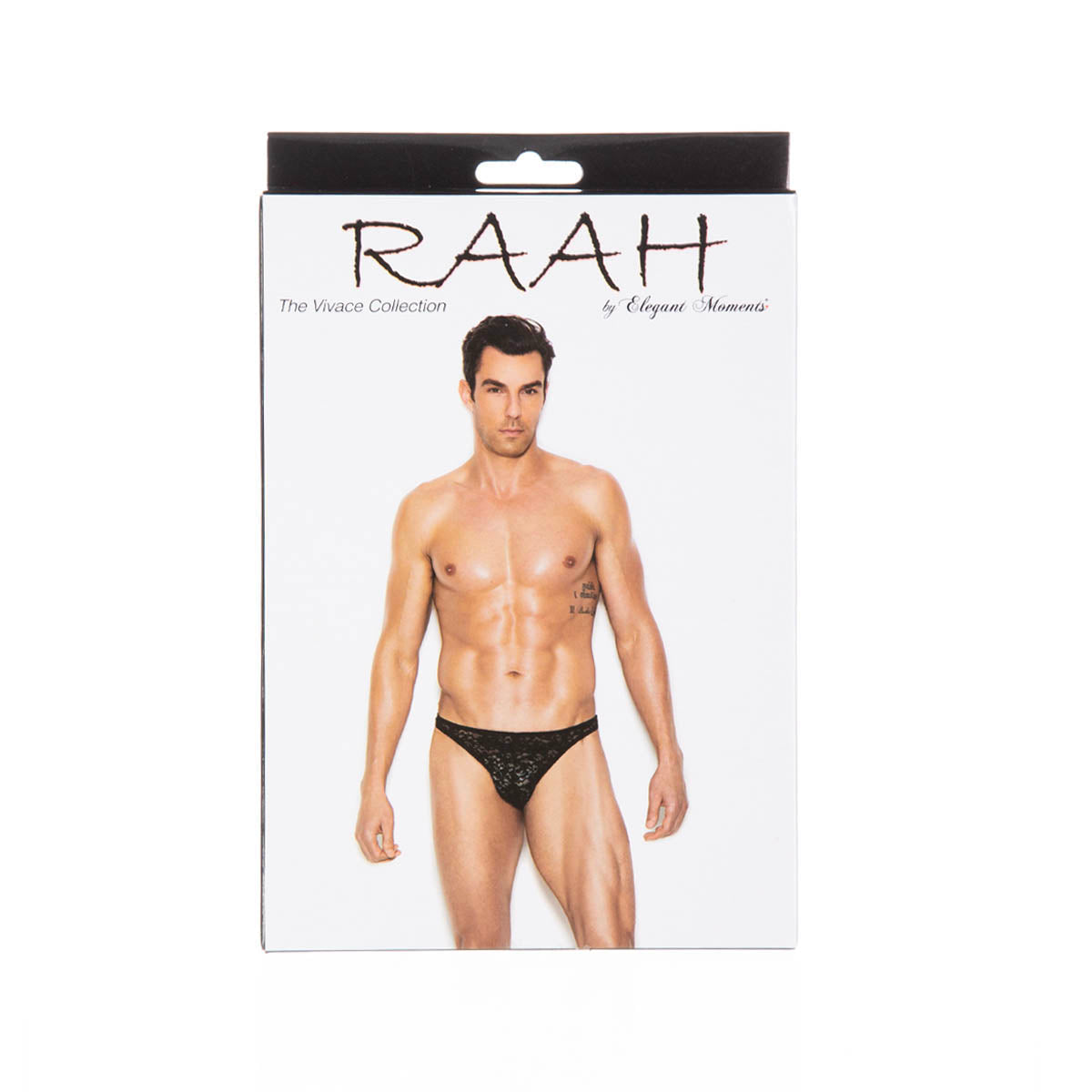 Elegant Moments – The Vivace Collection Raah – Lace Thong - Black - L/XL