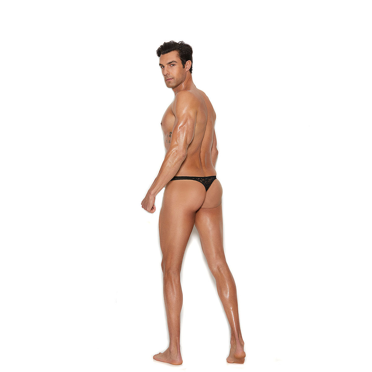 Elegant Moments – The Vivace Collection Raah – Lace Thong - Black - L/XL