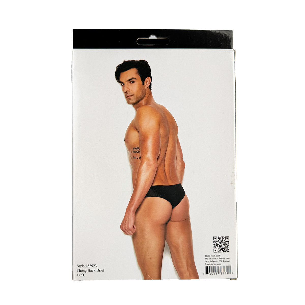Elegant Moments – The Vivace Collection Raah – Thong Back Brief – Black – L/XL