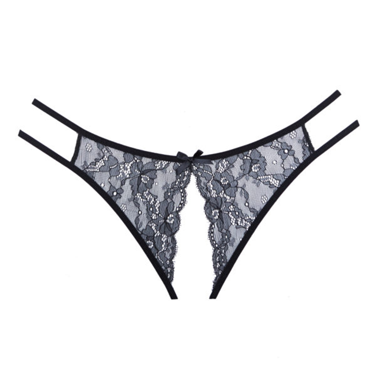 Adore by Allure – Lovesick Lace Panty – Black – OS