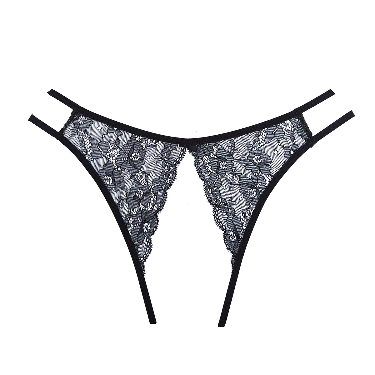 Adore by Allure – Lovesick Lace Panty – Black – OS